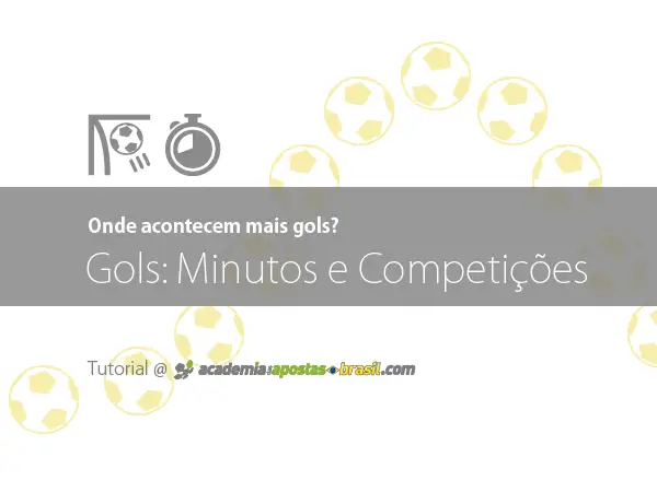 Tempo que os jogadores de futebol praticaram mais e menos gols.