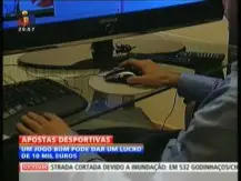 Paulo Rebelo em reportagem no Jornal Nacional da TVI