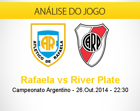 Análise do jogo: Atlético Rafaela X River Plate (26 Outubro 2014)