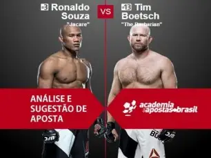 Ronaldo Souza vs Tim Boetsch (UFC – 11 de Fevereiro de 2017)