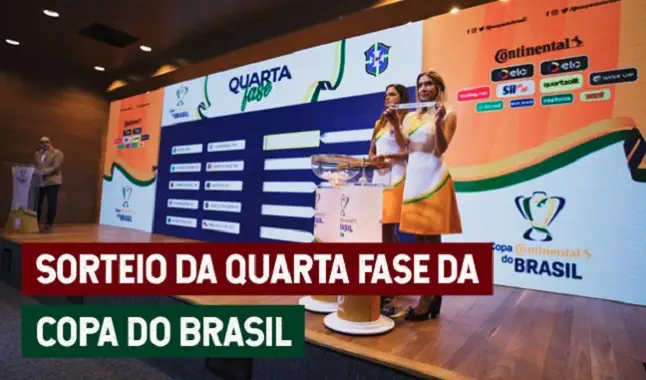 Definidos os confrontos da quarta fase da Copa do Brasil