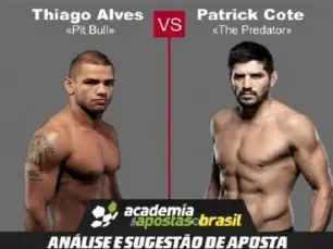 Thiago Alves x Patrick Cote (UFC – 08 de Abril de 2017)