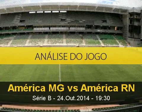 Análise do jogo: América Mineiro X América de Natal  (24 Outubro 2014)