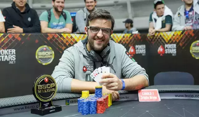 André Akkari leva título do BSOP Millions!