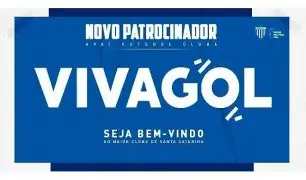 Avaí com patrocínio de casa de apostas esportivas