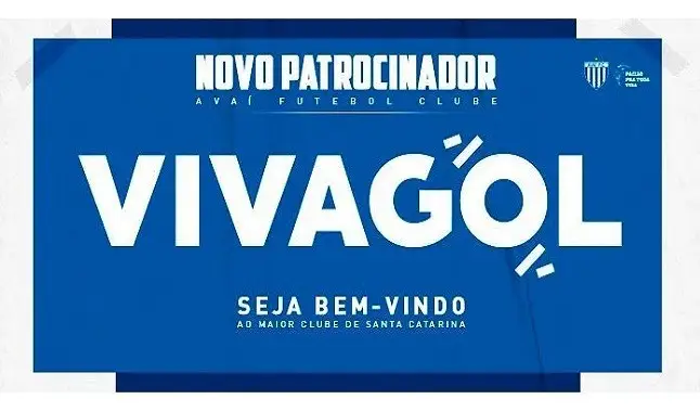 Avaí com patrocínio de casa de apostas esportivas