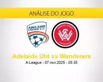 Prognóstico Adelaide Utd Wanderers (07 novembro 2025)