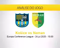 Prognóstico Košice Neman (24 julho 2025)
