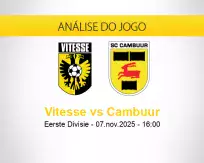 Prognóstico Vitesse Cambuur (07 novembro 2025)