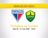 Prognóstico Fortaleza Cuiabá (31 março 2026)