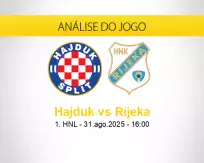 Prognóstico Hajduk Rijeka (31 agosto 2025)