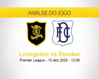Prognóstico Livingston Dundee (13 dezembro 2025)