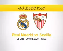 Prognóstico Real Madrid Sevilla (20 dezembro 2025)