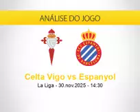 Prognóstico Celta Vigo Espanyol (30 novembro 2025)