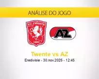 Prognóstico Twente AZ (30 novembro 2025)