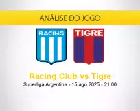 Prognóstico Racing Club Tigre (15 agosto 2025)