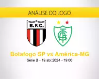 Prognóstico Botafogo SP América-MG (19 abril 2024)