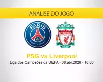 Prognóstico PSG Liverpool (08 abril 2026)