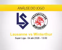 Prognóstico Lausanne Winterthur (04 abril 2026)