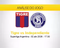 Prognóstico Tigre Independiente (02 abril 2026)