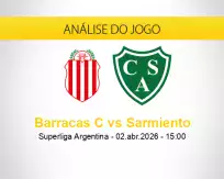 Prognóstico Barracas C Sarmiento (02 abril 2026)