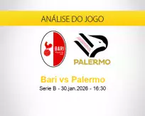 Prognóstico Bari Palermo (30 janeiro 2026)