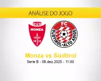 Prognóstico Monza Südtirol (08 dezembro 2025)