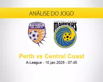 Prognóstico Perth Central Coast (10 janeiro 2026)