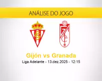Prognóstico Gijón Granada (13 dezembro 2025)