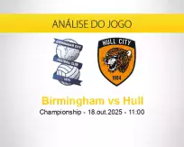 Prognóstico Birmingham Hull (18 outubro 2025)