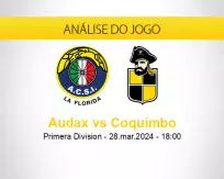 Prognóstico Audax Coquimbo (28 março 2024)