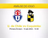 Prognóstico U. de Chile Coquimbo (14 abril 2024)