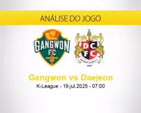 Prognóstico Gangwon Daejeon (19 julho 2025)