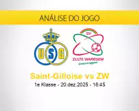 Prognóstico Saint-Gilloise ZW (20 dezembro 2025)
