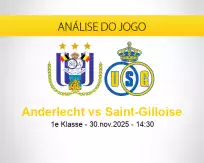 Prognóstico Anderlecht Saint-Gilloise (30 novembro 2025)