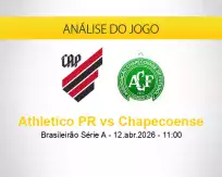 Prognóstico Athletico PR Chapecoense (12 abril 2026)