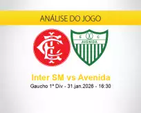 Prognóstico Inter SM Avenida (31 janeiro 2026)