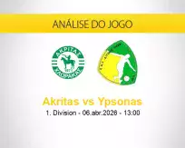 Prognóstico Akritas Ypsonas (06 abril 2026)