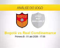 Prognóstico Bogotá Real Cundinamarca (01 abril 2026)