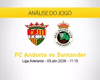 Prognóstico FC Andorra Santander (05 abril 2026)