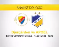 Prognóstico Djurgården APOEL (17 agosto 2022)