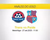 Prognóstico Trans Paide (27 setembro 2025)