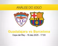 Prognóstico Guadalajara Barcelona (16 dezembro 2025)