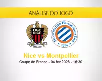 Prognóstico Nice Montpellier (04 fevereiro 2026)
