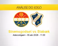 Prognóstico Strømsgodset Stabæk (05 abril 2026)