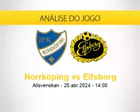 Prognóstico Norrköping Elfsborg (25 abril 2024)