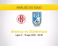 Prognóstico Annecy Dunkerque (16 agosto 2025)