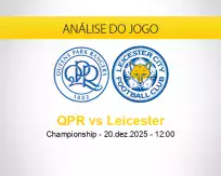 Prognóstico QPR Leicester (20 dezembro 2025)