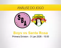 Prognóstico Boys Santa Rosa (31 janeiro 2026)