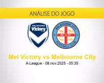 Prognóstico Mel Victory Melbourne City (08 novembro 2025)